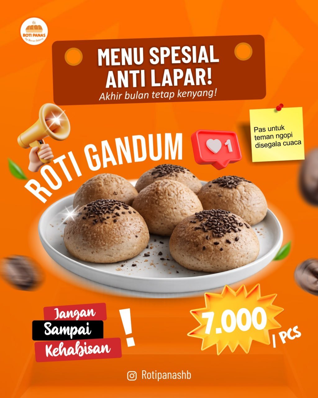 Roti Gandum